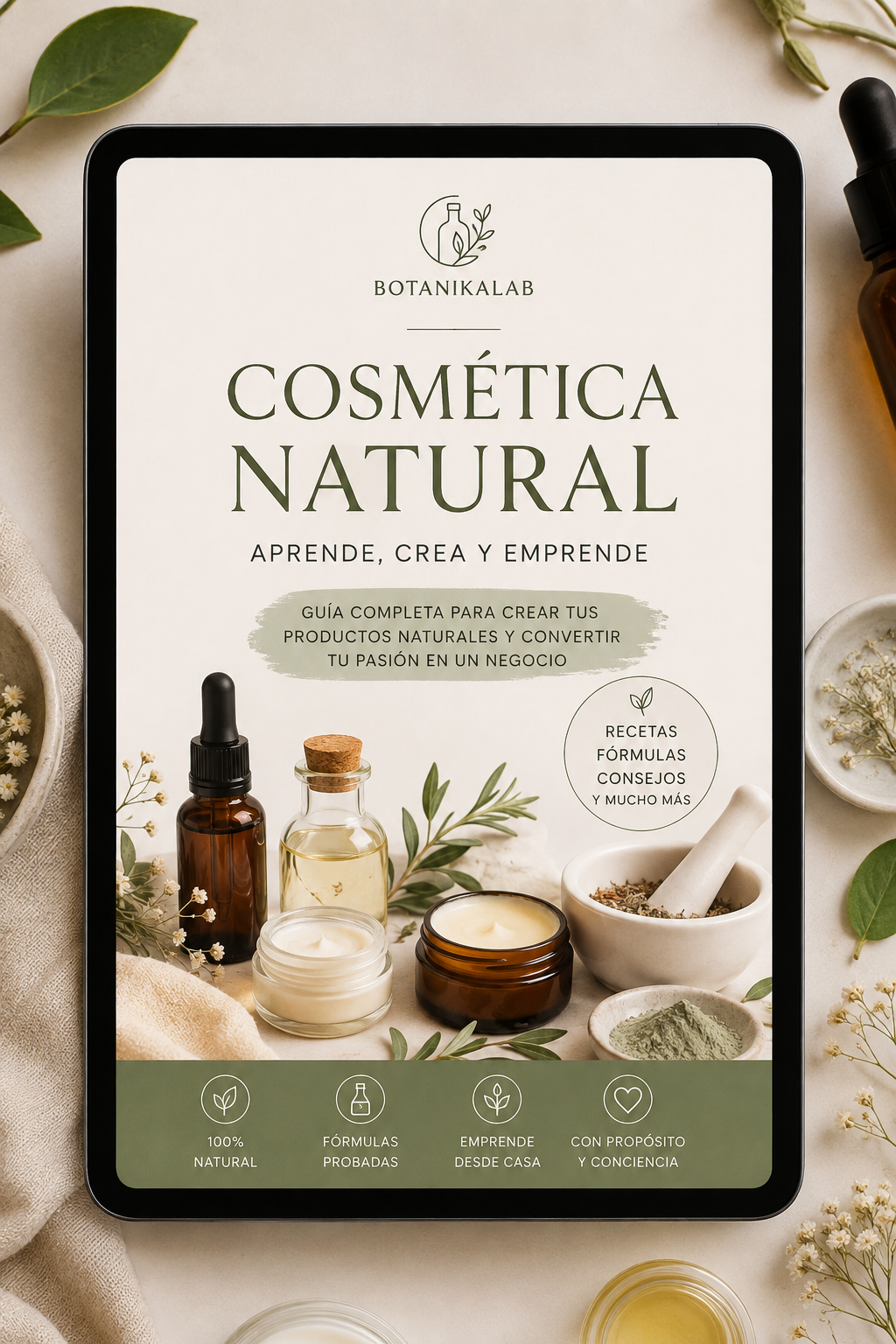 Cosmética Natural en Casa: De Principiante a Emprendedora